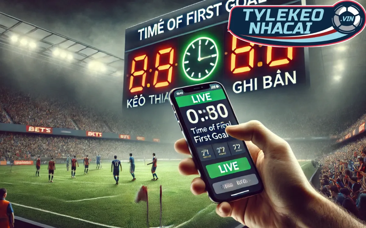 Kèo Thời Gian Ghi Bàn (Time Of First Goal) - Mẹo Chơi Bất Bại 4 Chọn thời điểm cược hợp lý